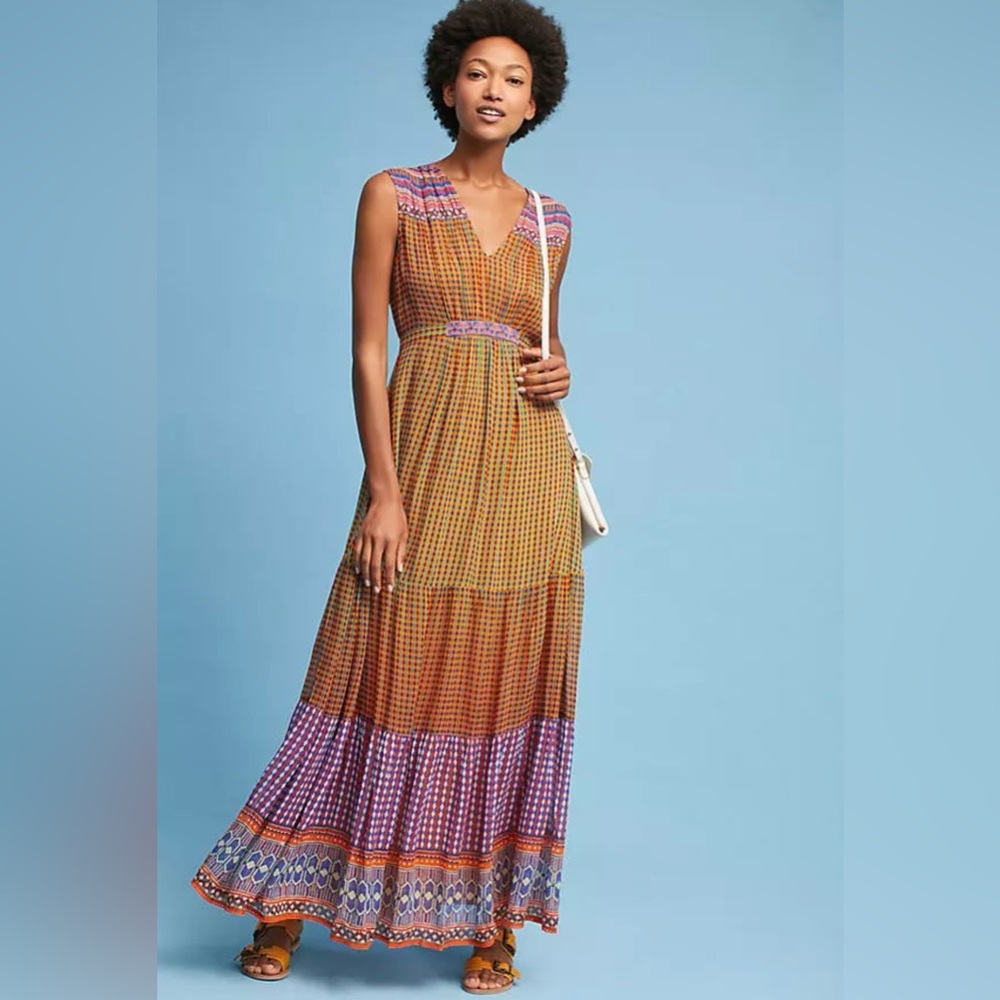 ANTHROPOLOGIE AELYN EMBROIDERED MAXI DRESS by
TANVI KEDIA